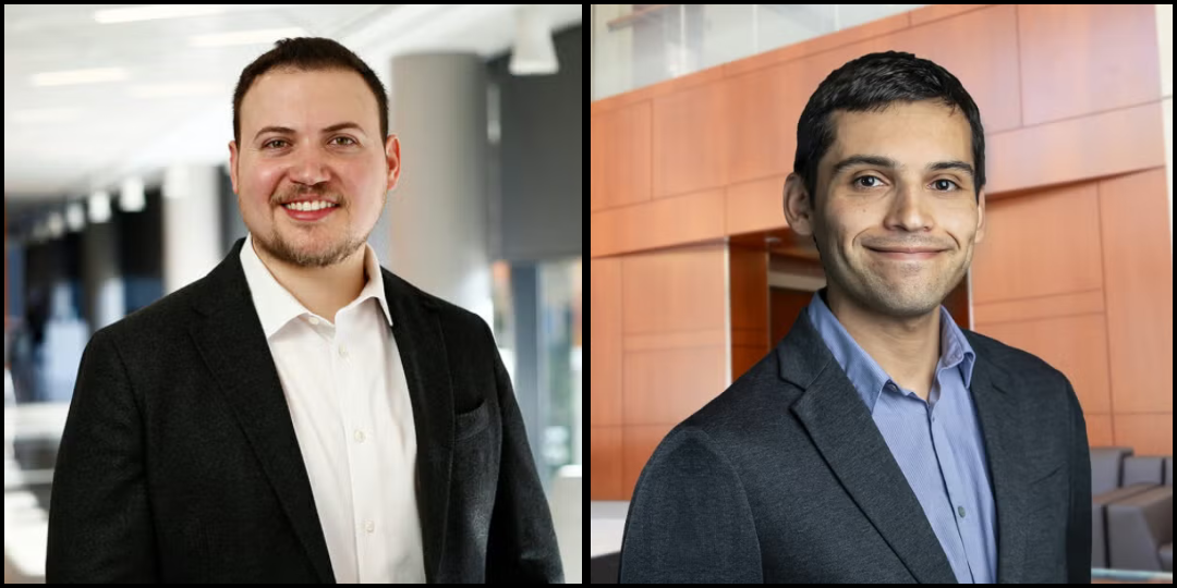 Two people's professional headshots side by side